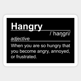 Hangry Definition Magnet